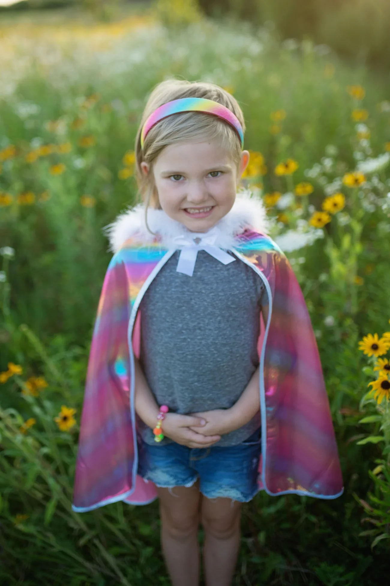 Rainbow Princess Cape - Image 3