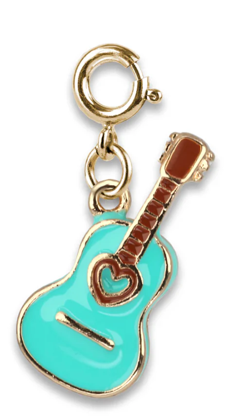 Rebel Girls Guitar Gold Charm