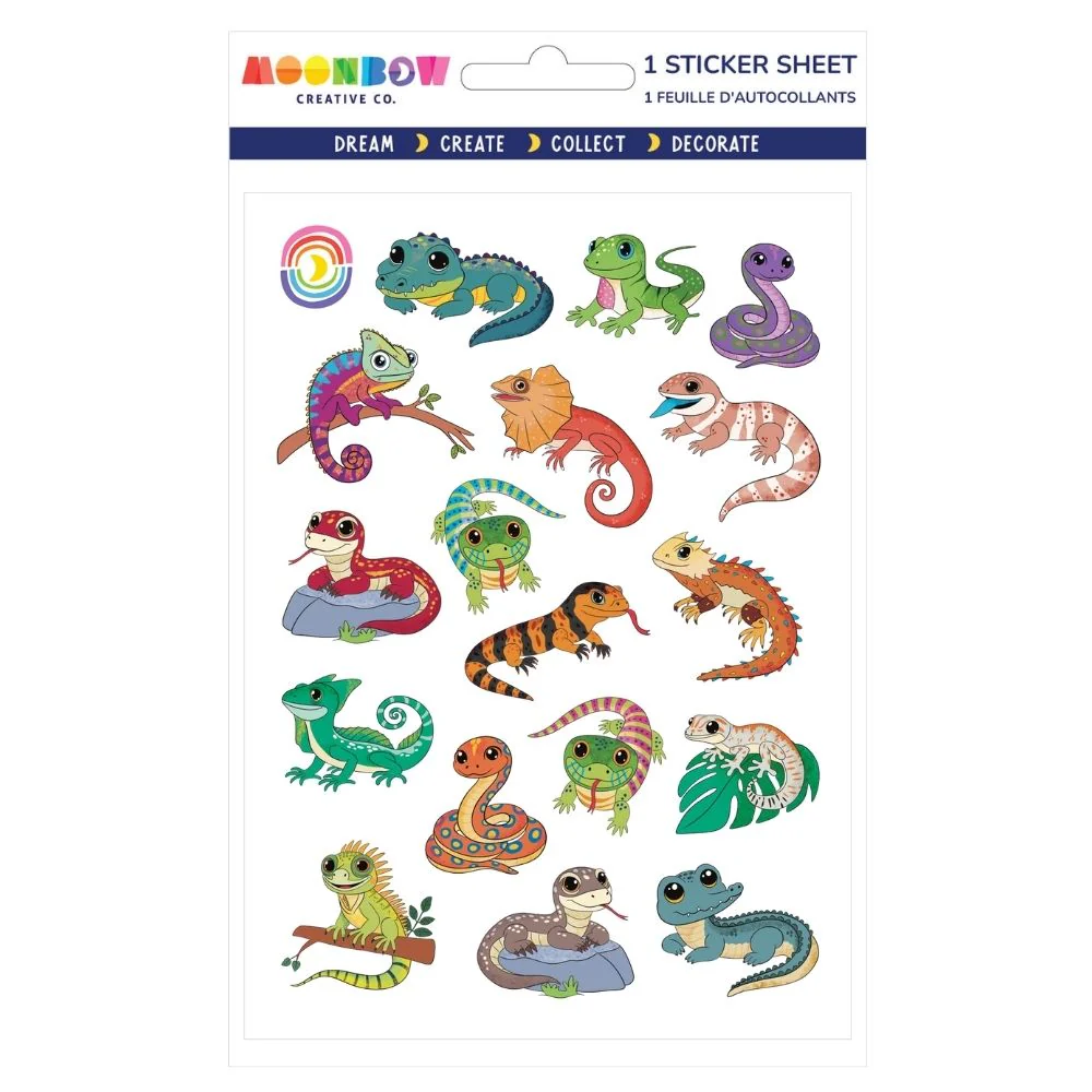 Reptile Life Glossy Stickers