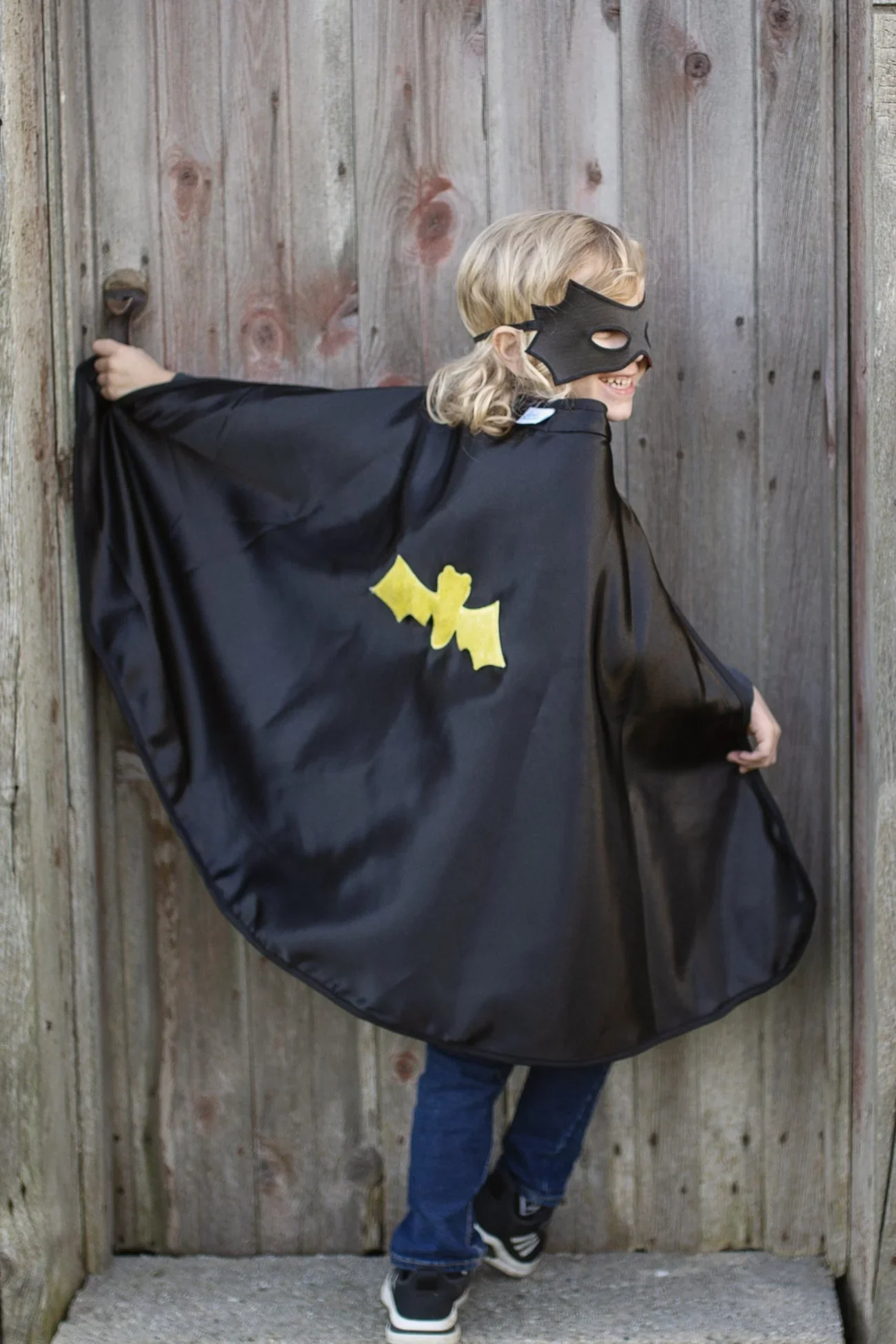 Spider Bat Reversible Cape & Mask | Size 4-6 - Image 2