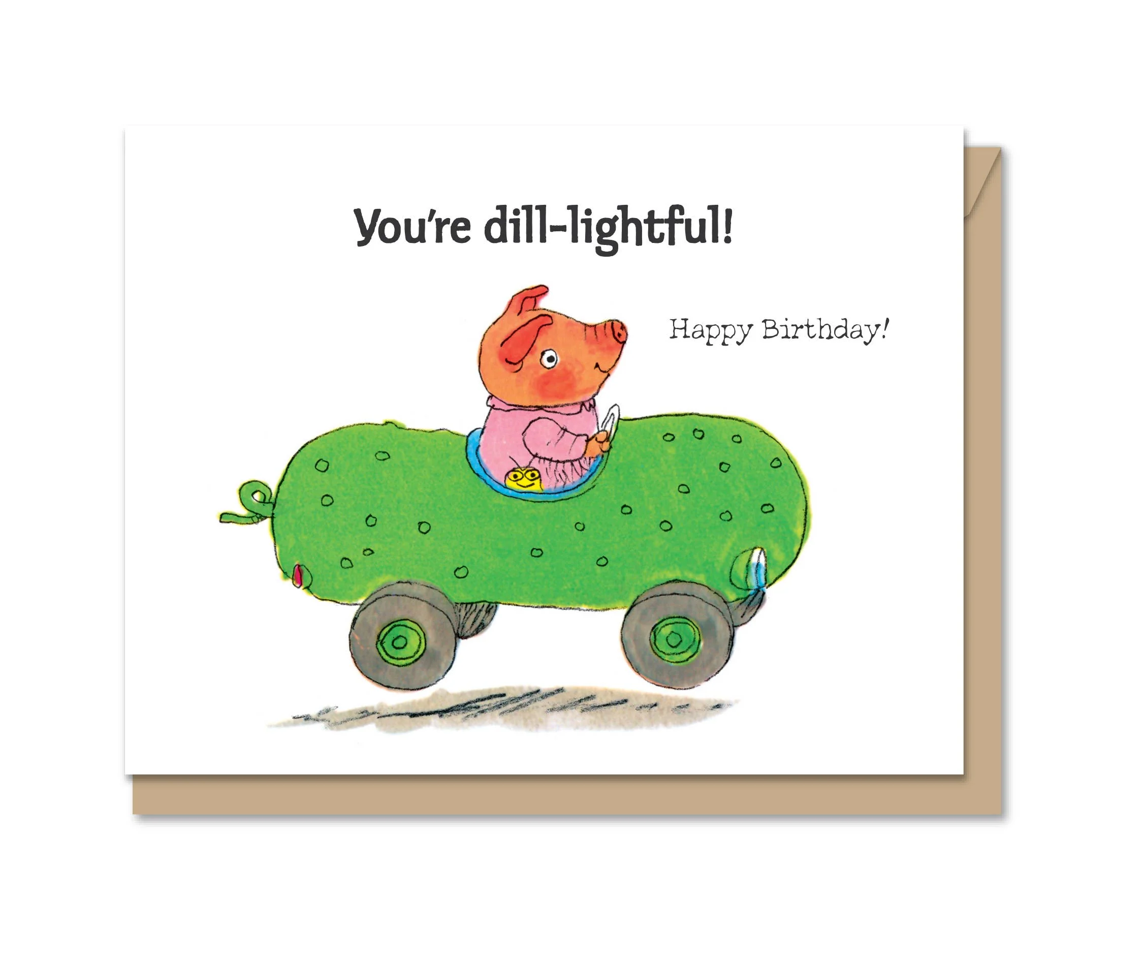 Richard Scarry Dill-lightful Birthday Card