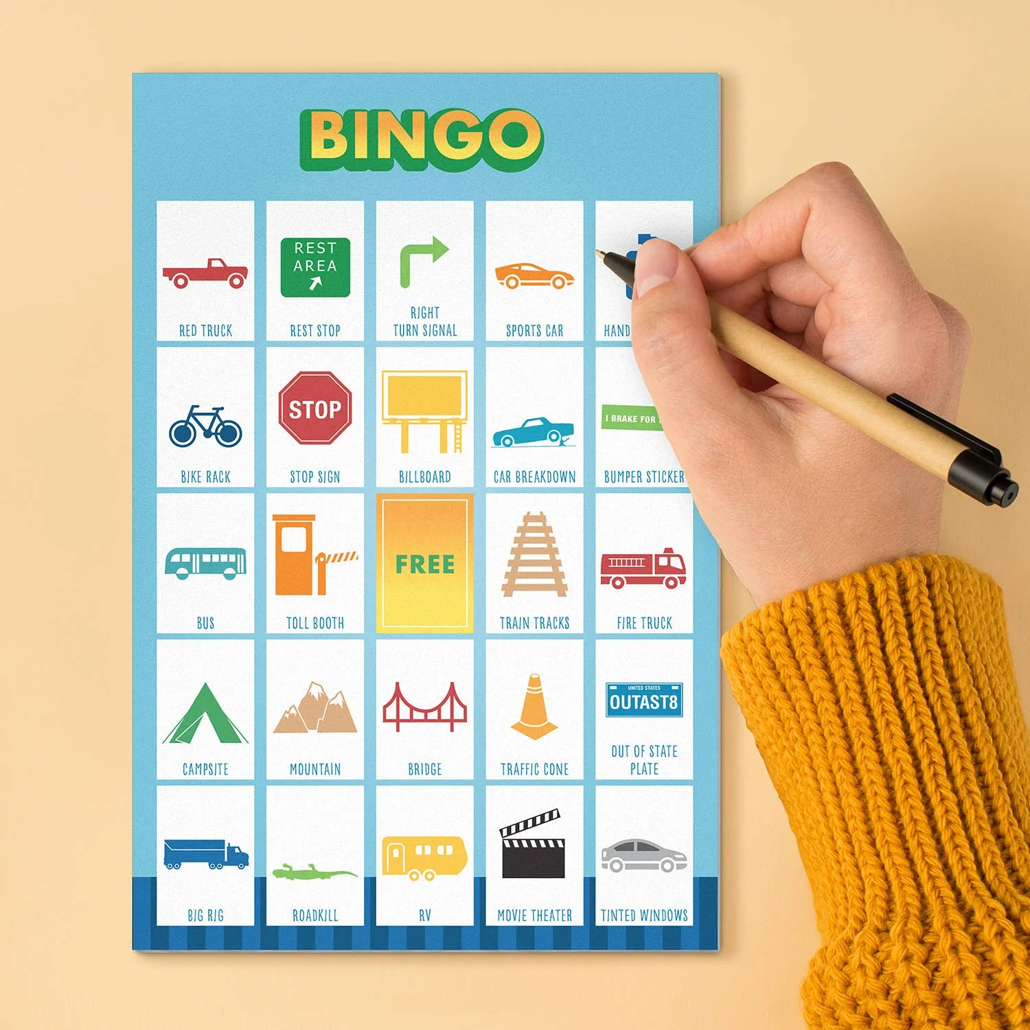 Road Trip & Getaway Game Pad - Image 6