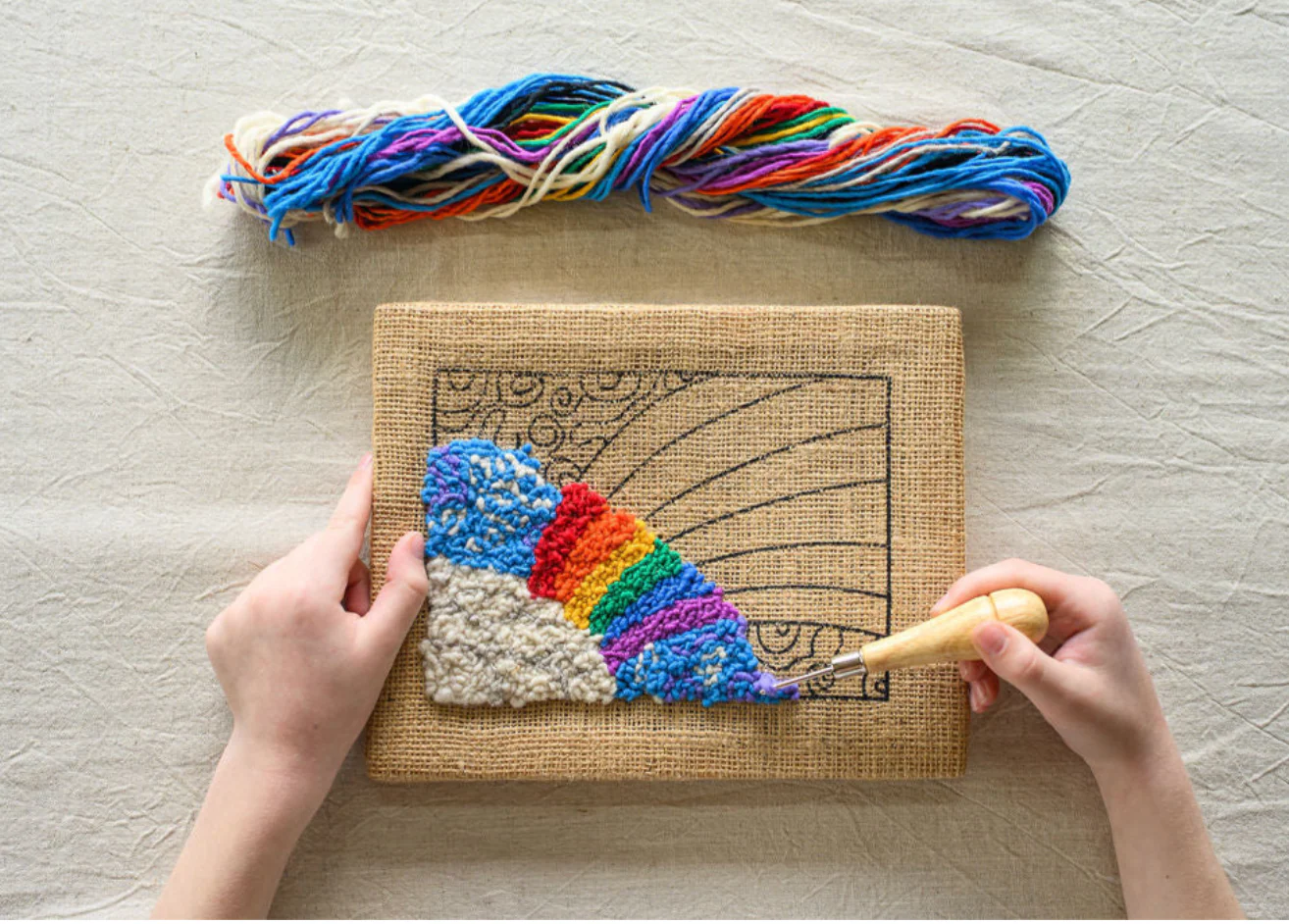 rugHooking Kit | Rainbow - Image 2