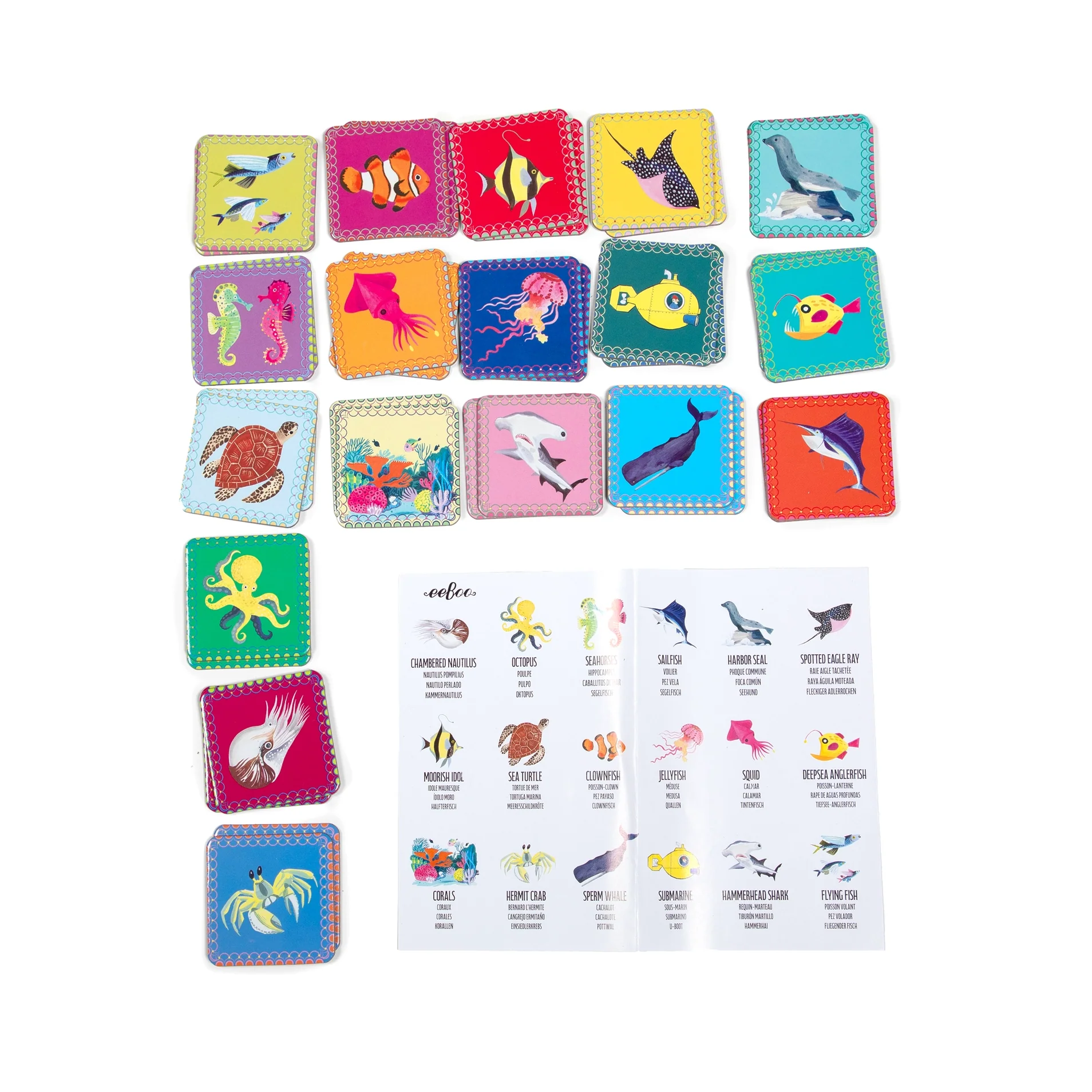 Sea Life Little Memory & Matching Game - Image 3