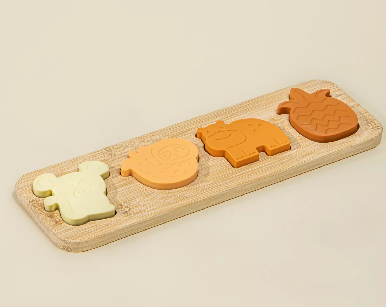 Silicone & Wood Puzzle | Jungle - Image 3