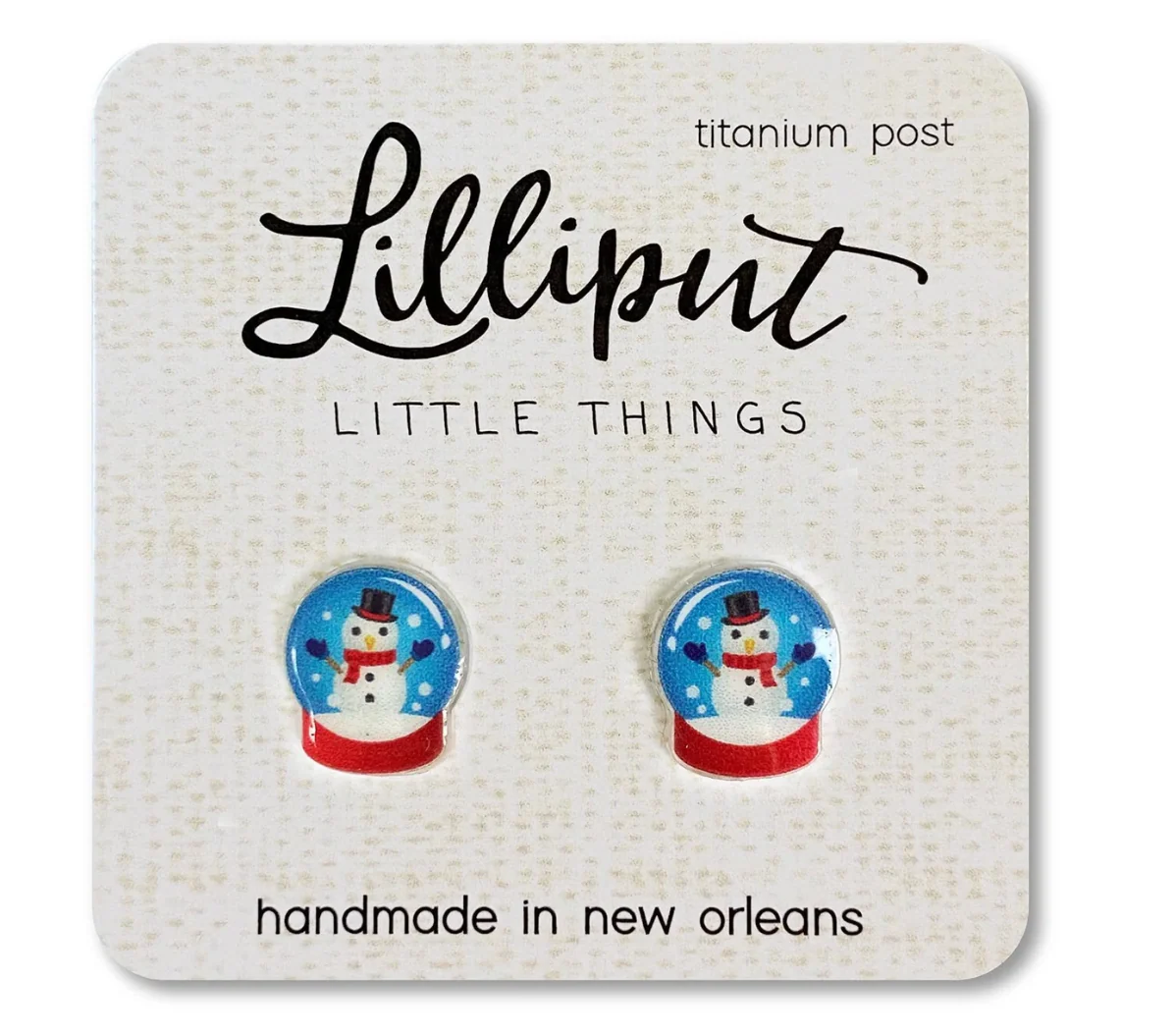 Snowglobe Earrings