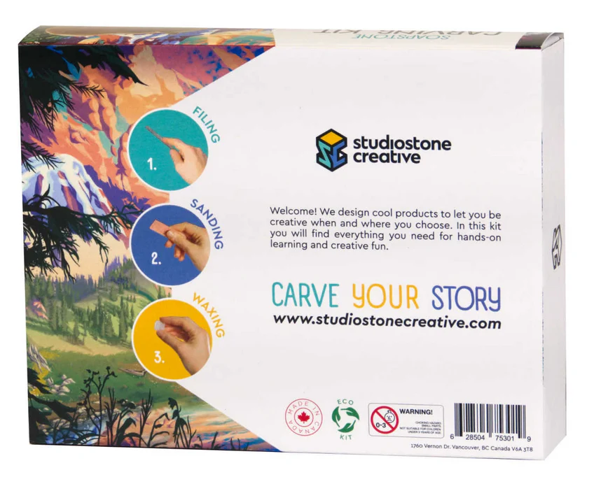 Soapstone Carving Kit | Wolf - Image 3