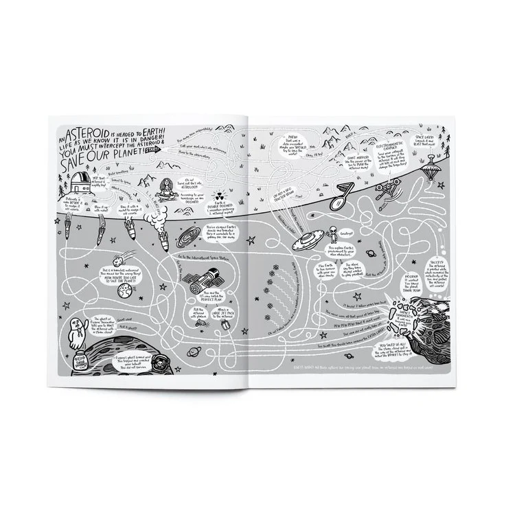 Space, Above & Beyond Coloring & Activity Book - Image 3