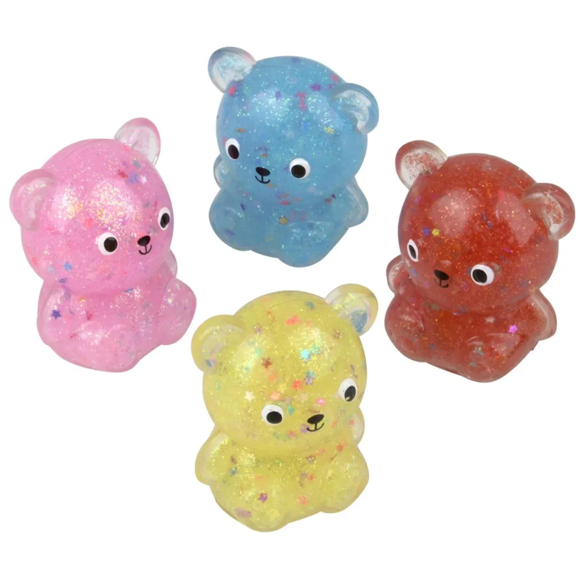 Squishy Sticky Glitter Bear