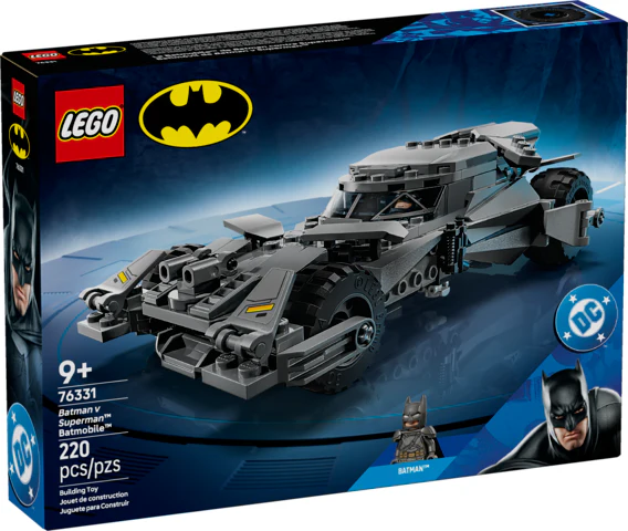 Super Heroes DC Batman v Superman Batmobile