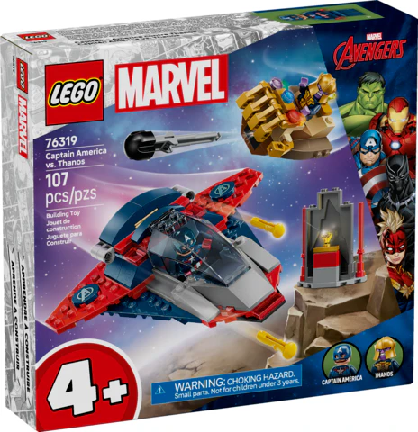 Super Heroes Marvel Captain America vs Thanos