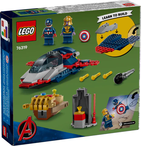 Super Heroes Marvel Captain America vs Thanos - Image 2