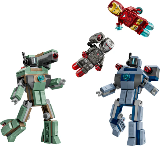 Super Heroes Marvel Iron Man & War Machine vs Hammer Drones - Image 3