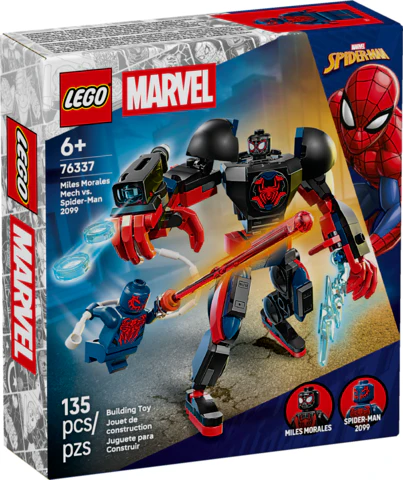 Super Heroes Marvel Miles Morales Mech vs Spider-Man