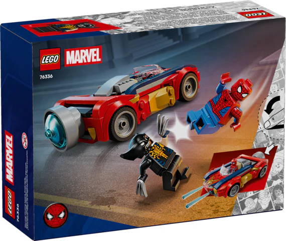 Super Heroes Marvel Spider-Man Car vs Venomized Wolverine - Image 2