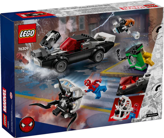 Super Heroes Marvel Spider-Man vs Venom Muscle Car - Image 2