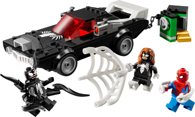 Super Heroes Marvel Spider-Man vs Venom Muscle Car - Image 3