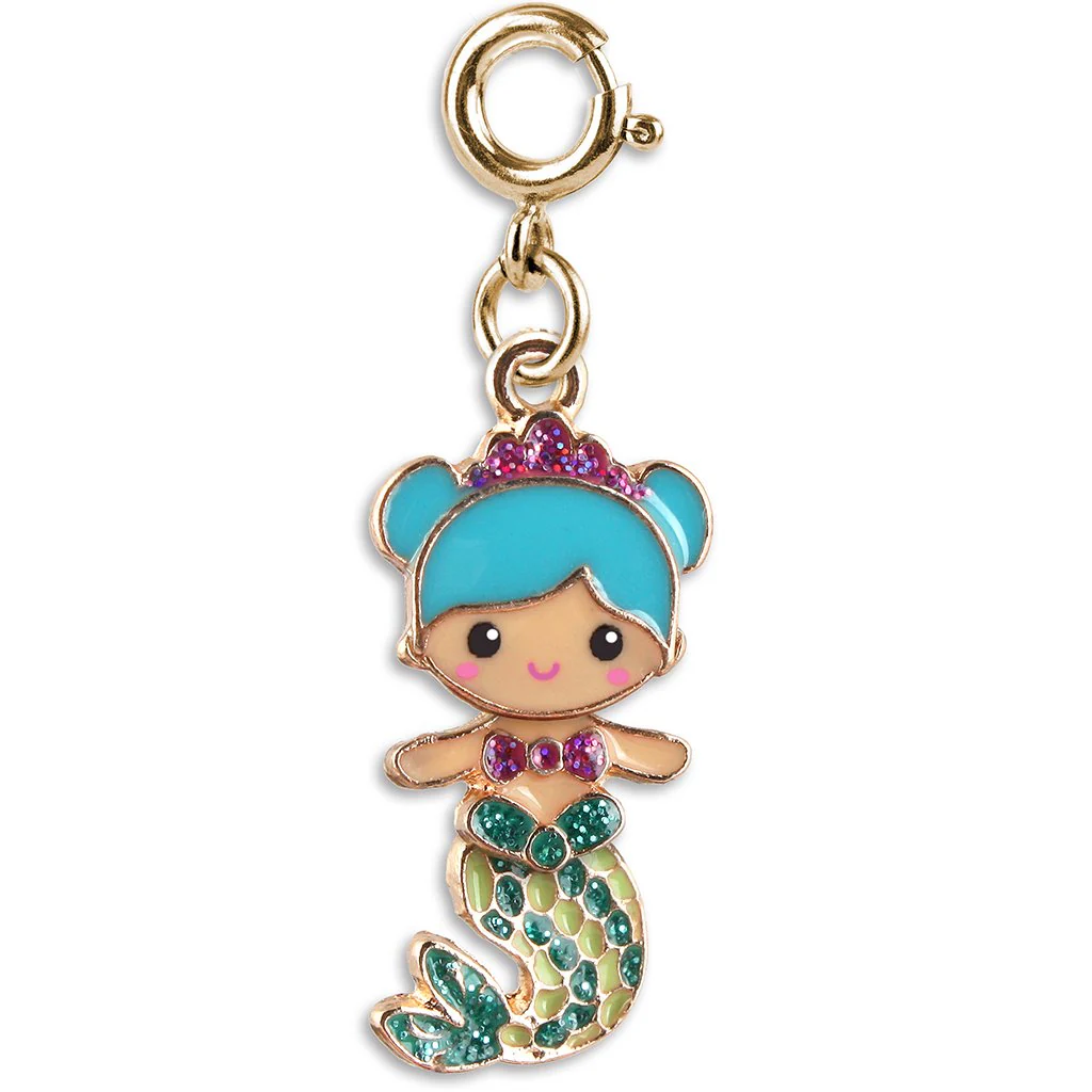 Swivel Mermaid Gold Charm