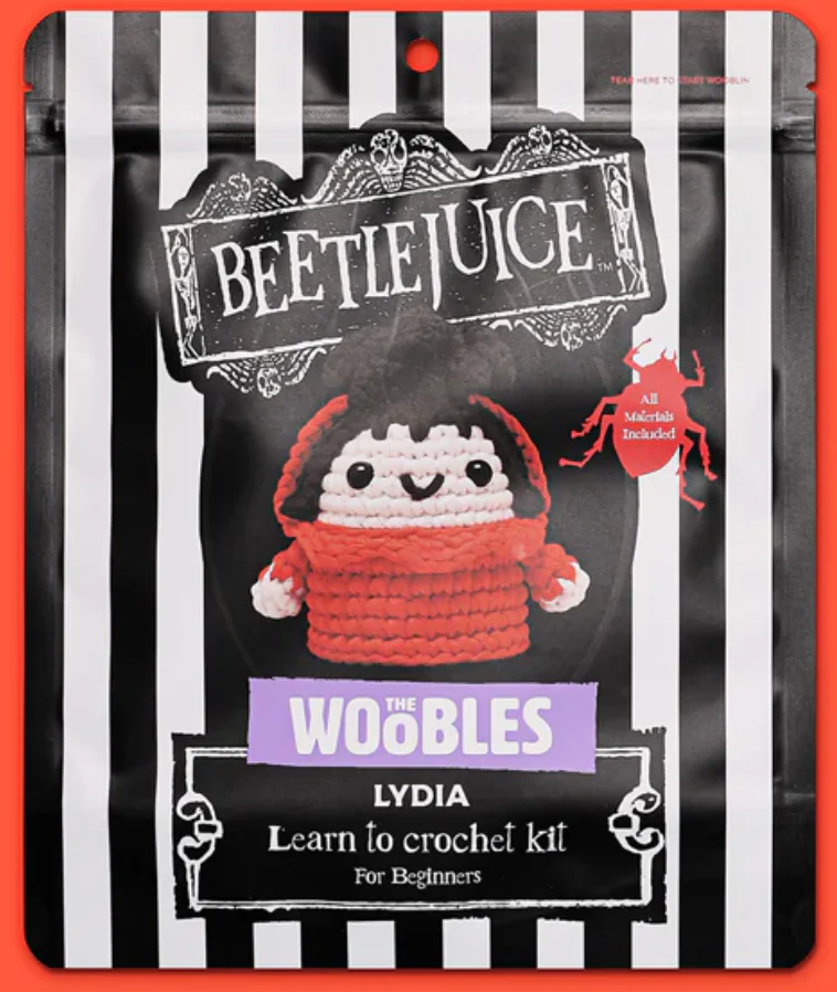 The Woobles Crochet Kit | Beetlejuice Lydia