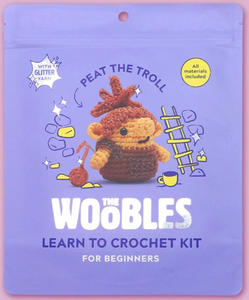 The Woobles Crochet Kit | Peat the Troll