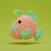 The Woobles Crochet Kit | Poe the Angler Fish - Image 3