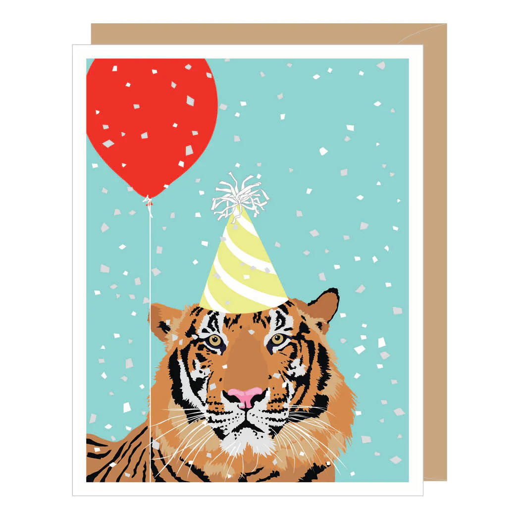 Tiger & Balloon Card