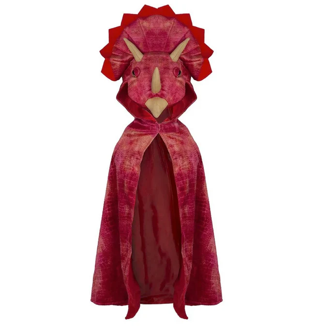 Triceratops Hooded Dinosaur Cape - Image 5
