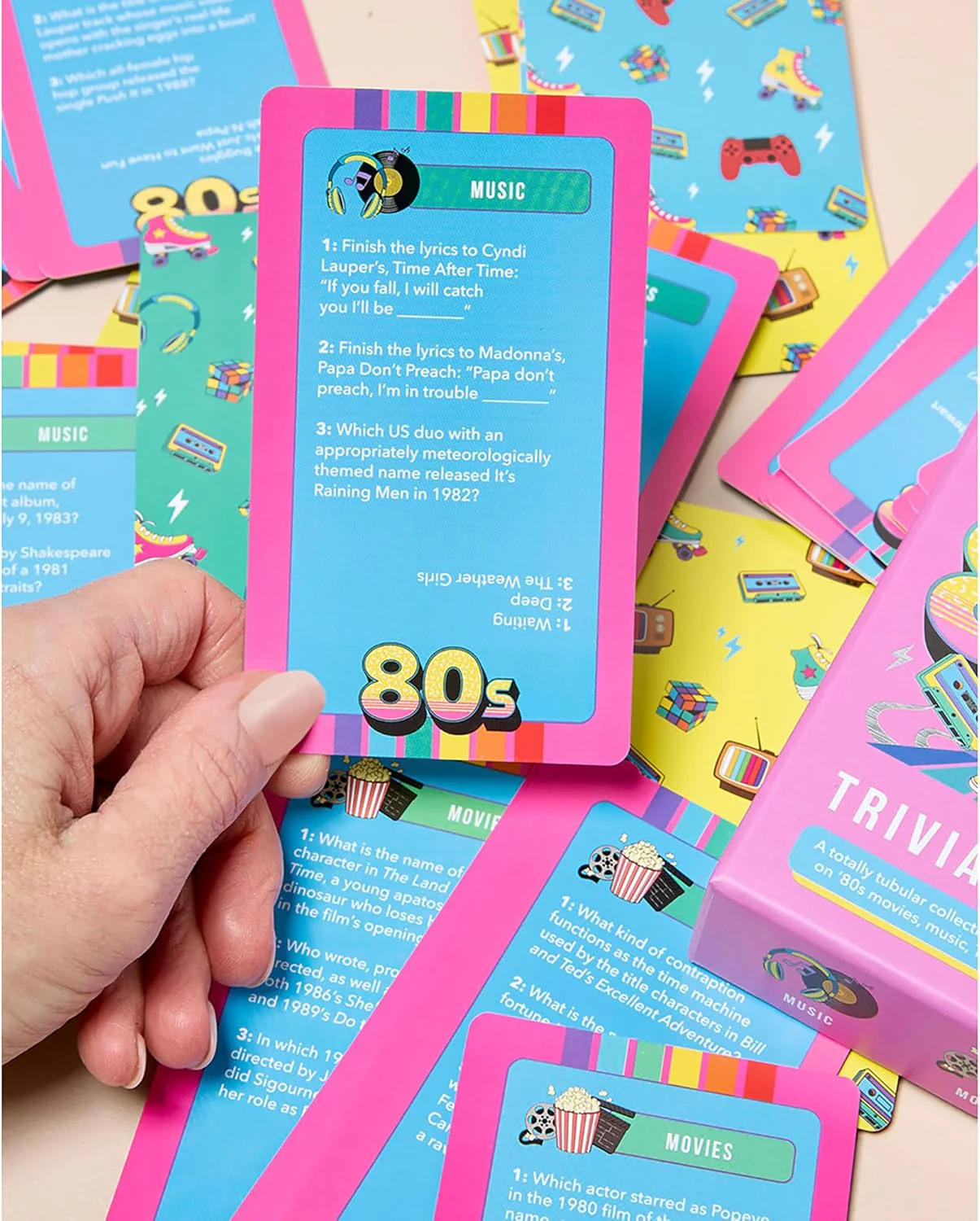 Trivia Card Game | 80's - Image 2