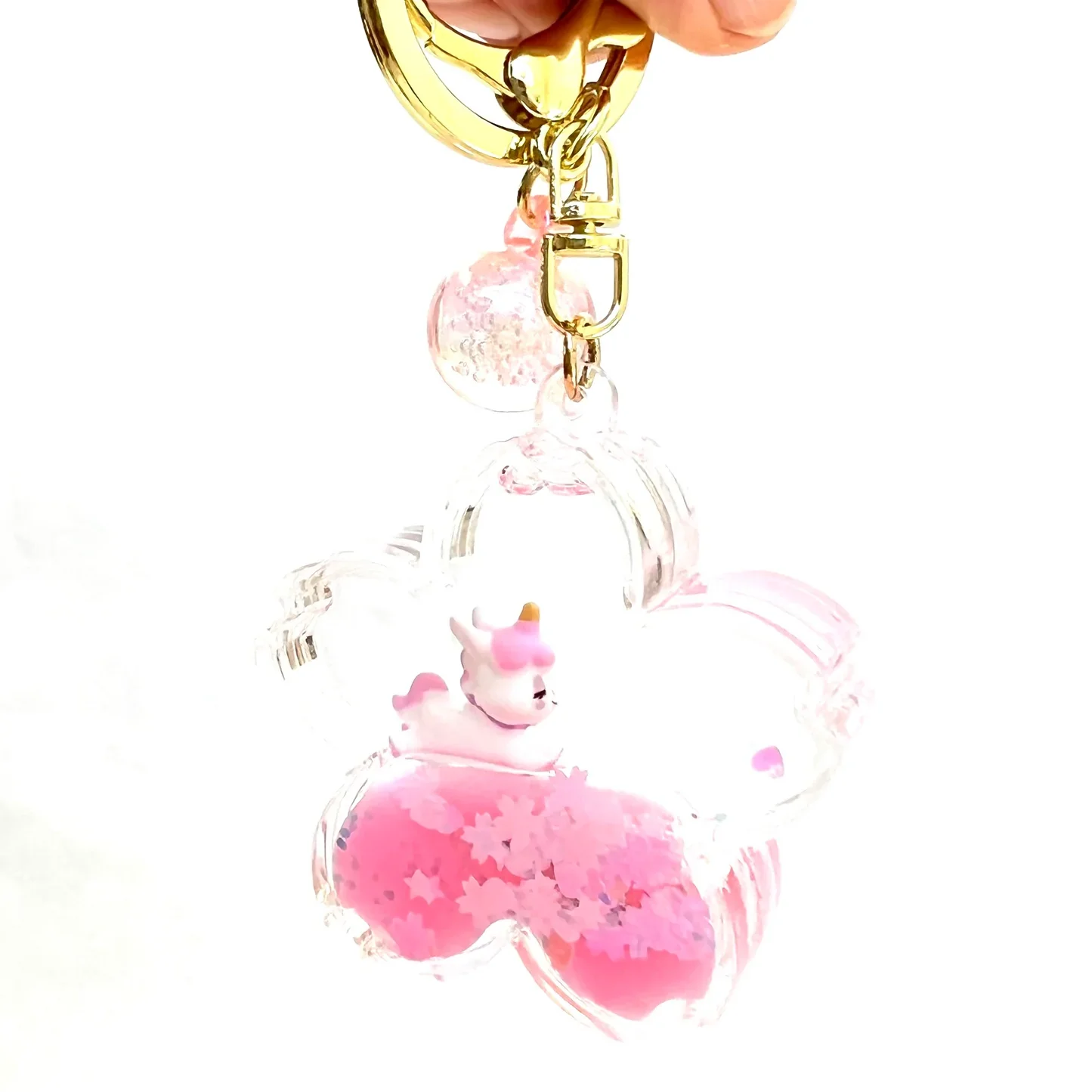 Unicorn Flower Keychain - Image 2