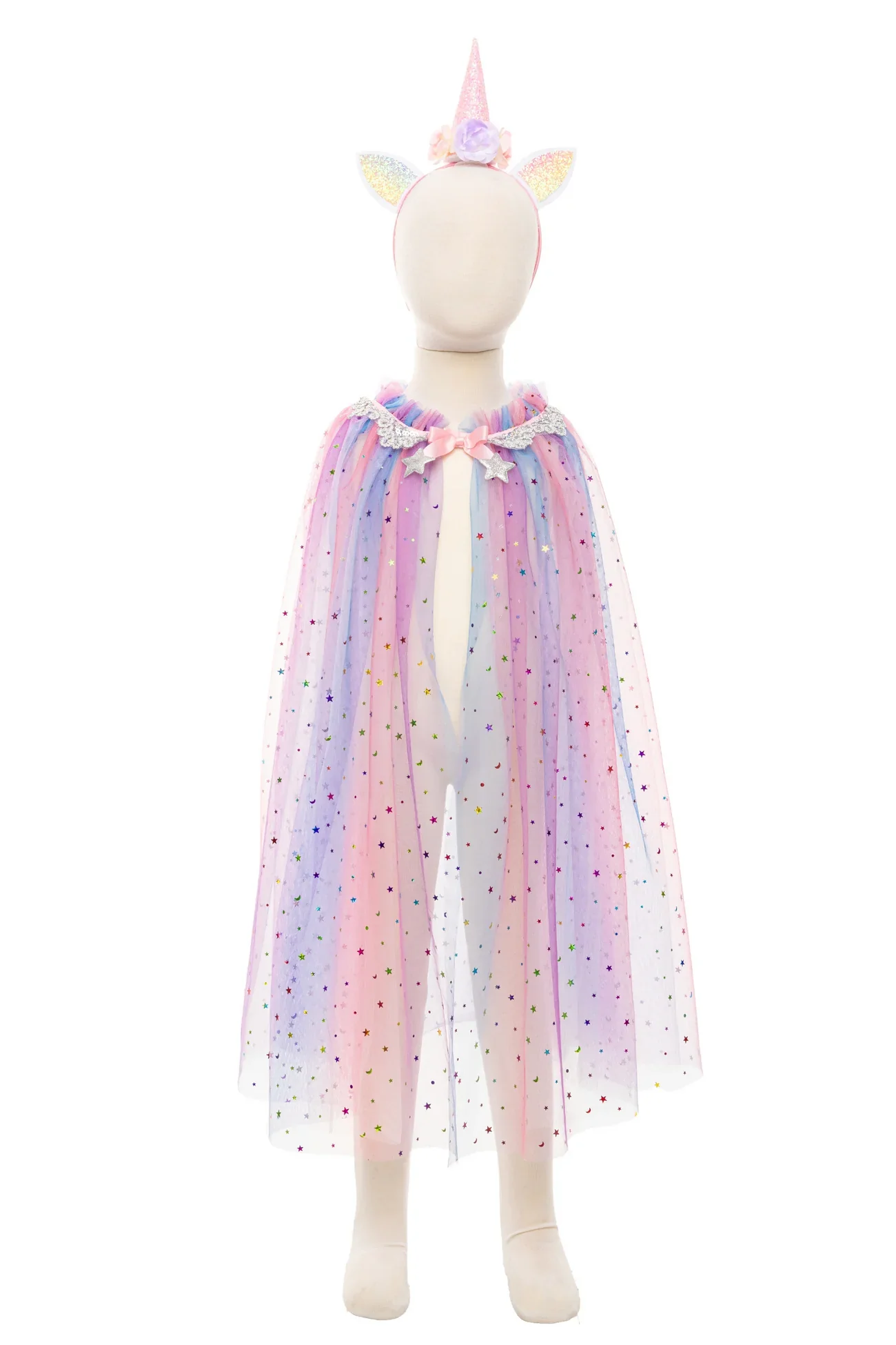 Rainbow Unicorn Cape & Headband - Image 4