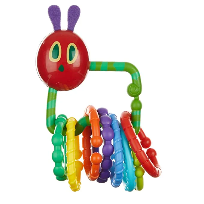 The Very Hungry Caterpillar Rattle Teether with Links - Image 2