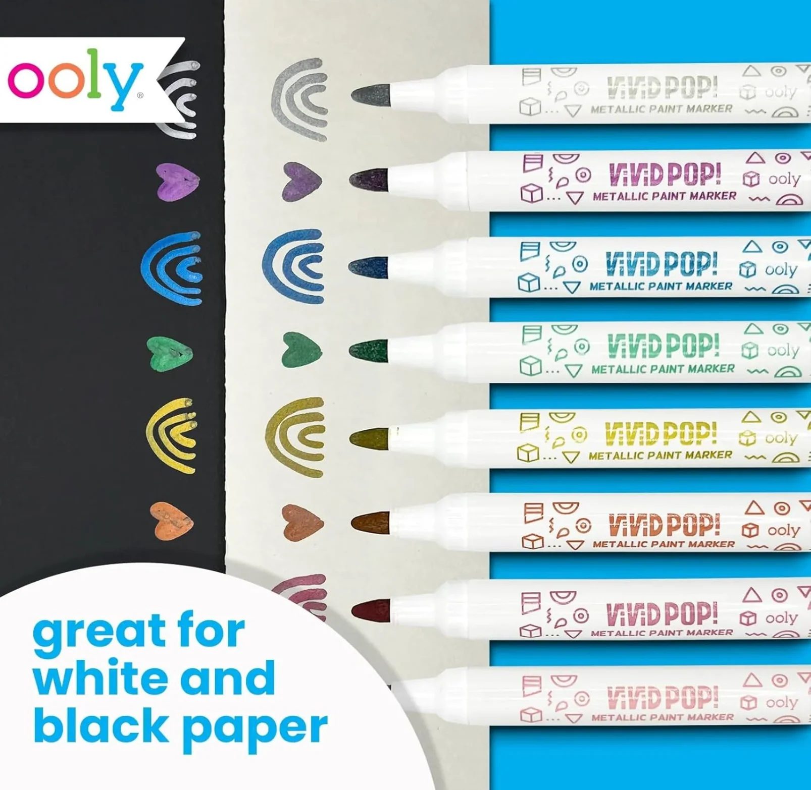 Vivid Pop! Paint Markers | Metallics - Image 2