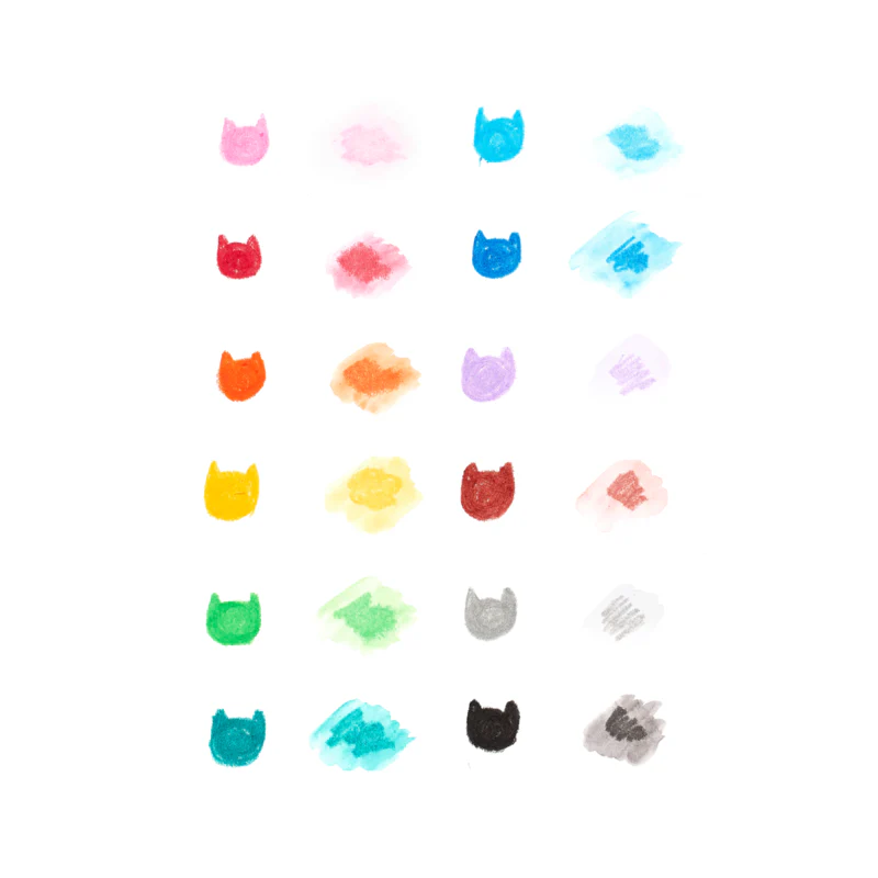 Cat Parade Twist-Up Watercolor Gel Crayons - Image 5