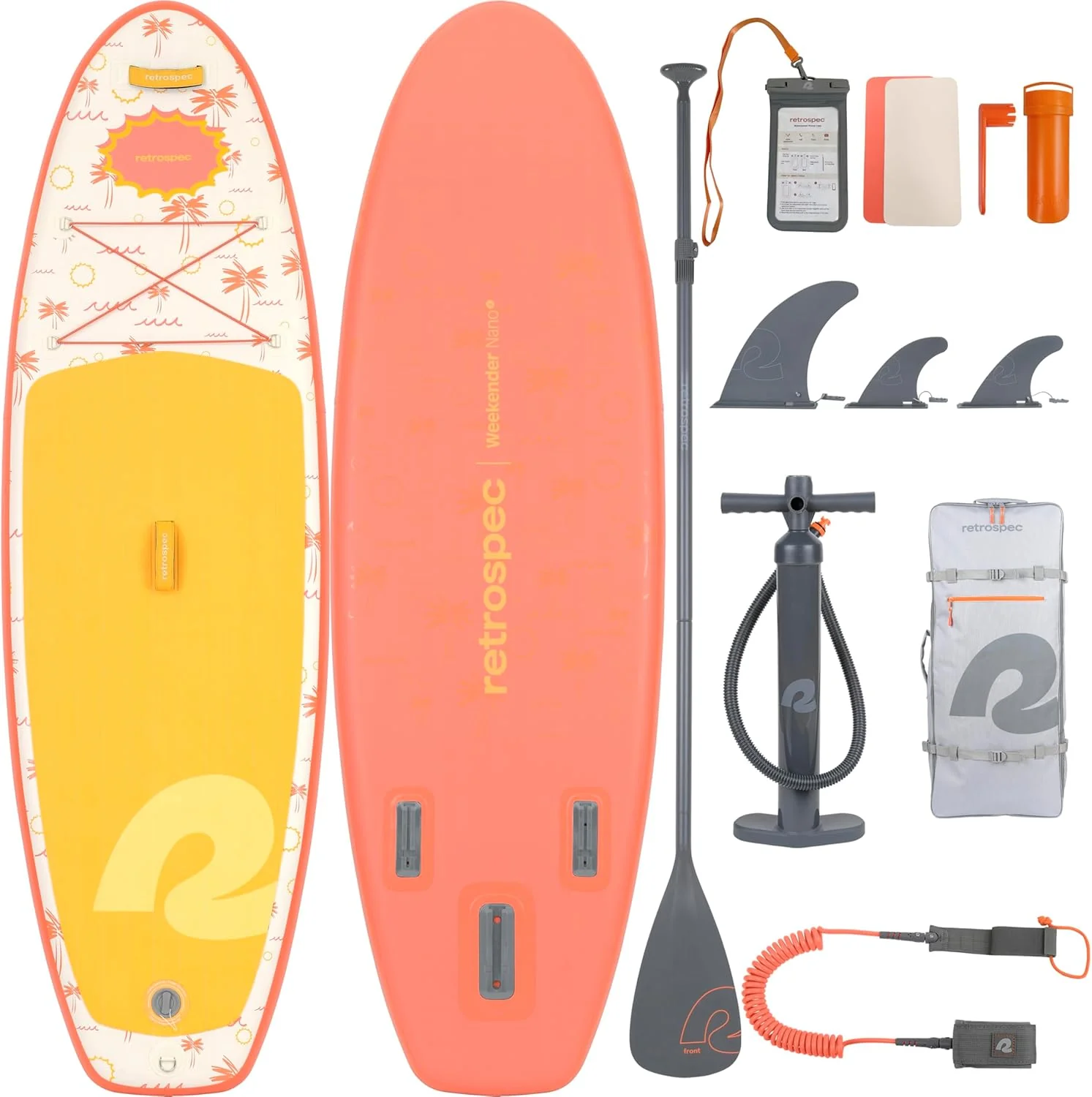 Weekender Nano Kids' Inflatable Paddle Board | Summer Punch - Image 2