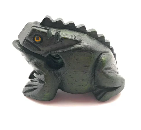Wooden Croaking Frog | 3in Green - Image 3
