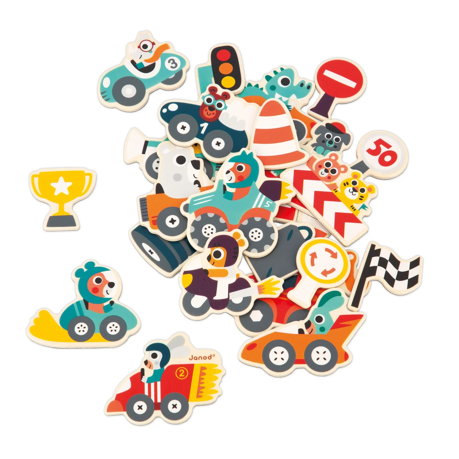 Wooden Magnets | Cars