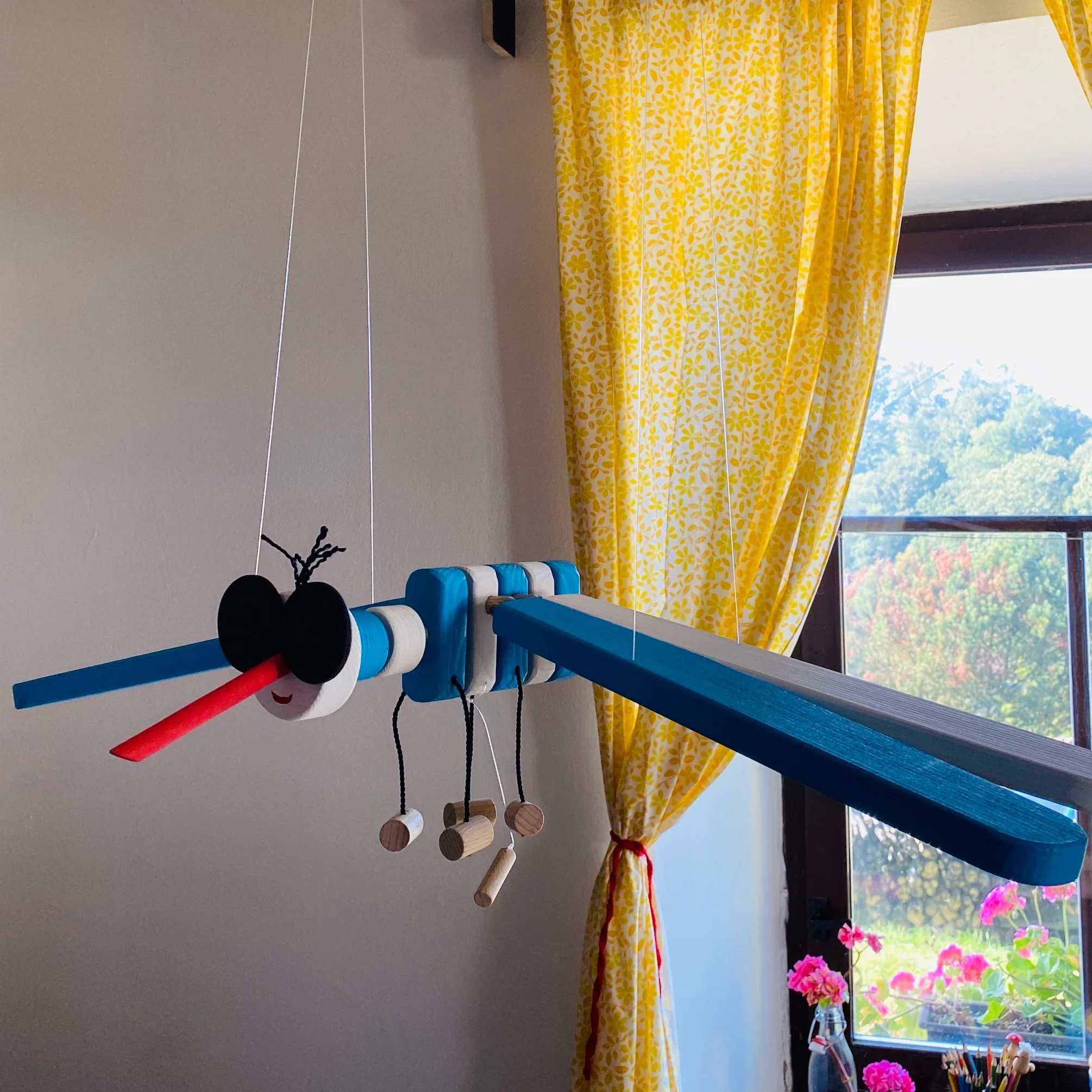 Wooden Mobile Flying Mosquito - Image 4